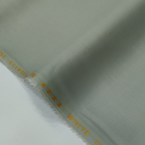 Cement - White Gold Cotton Fabric