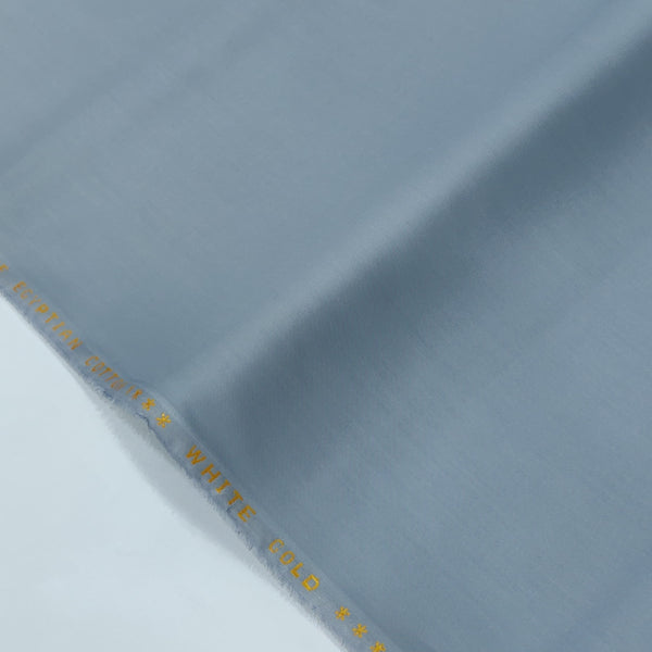 Silver Grey - White Gold Cotton Fabric
