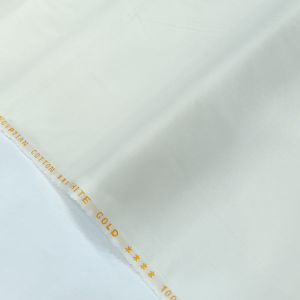 Off White - White Gold Cotton Fabric